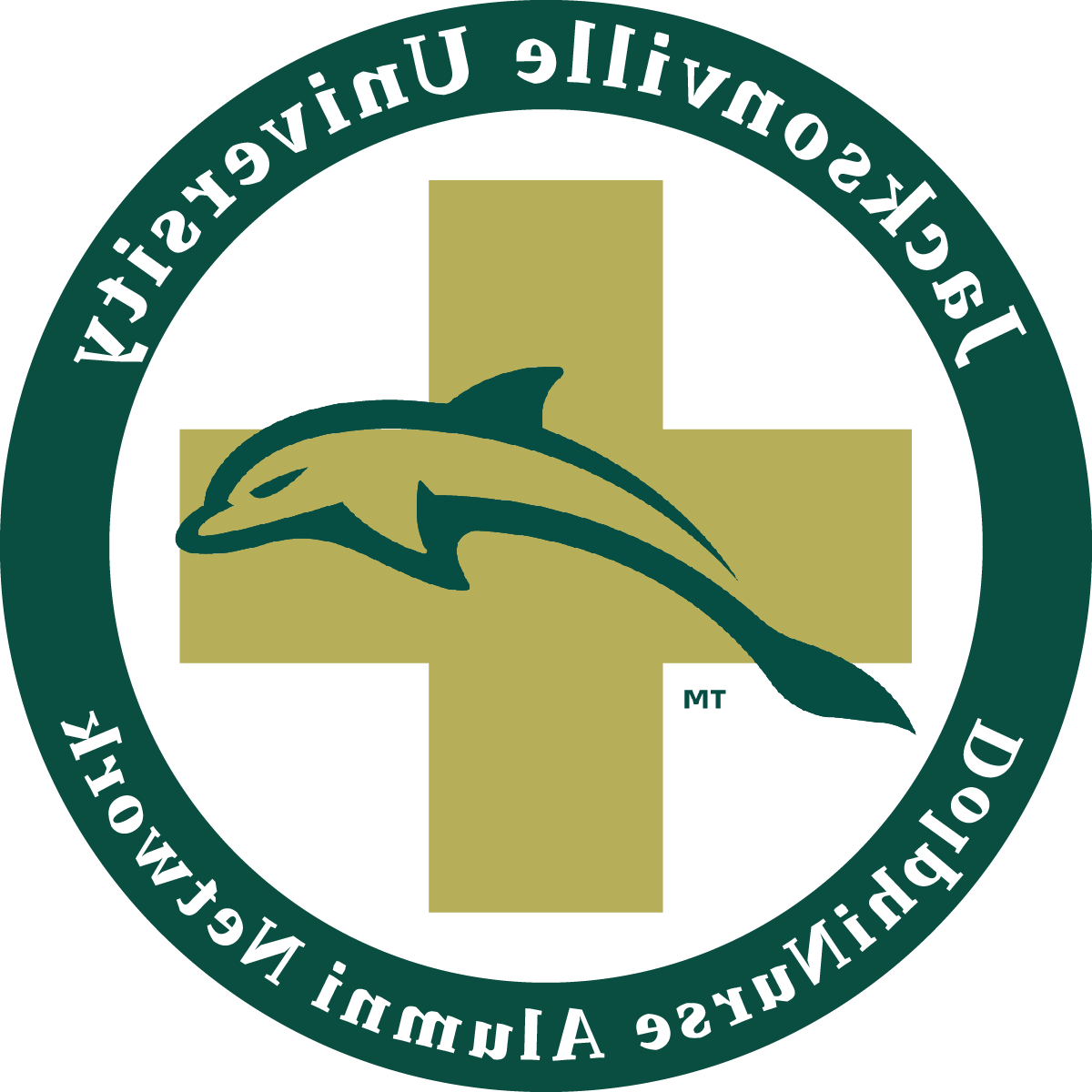 海豚护理校友网络标志